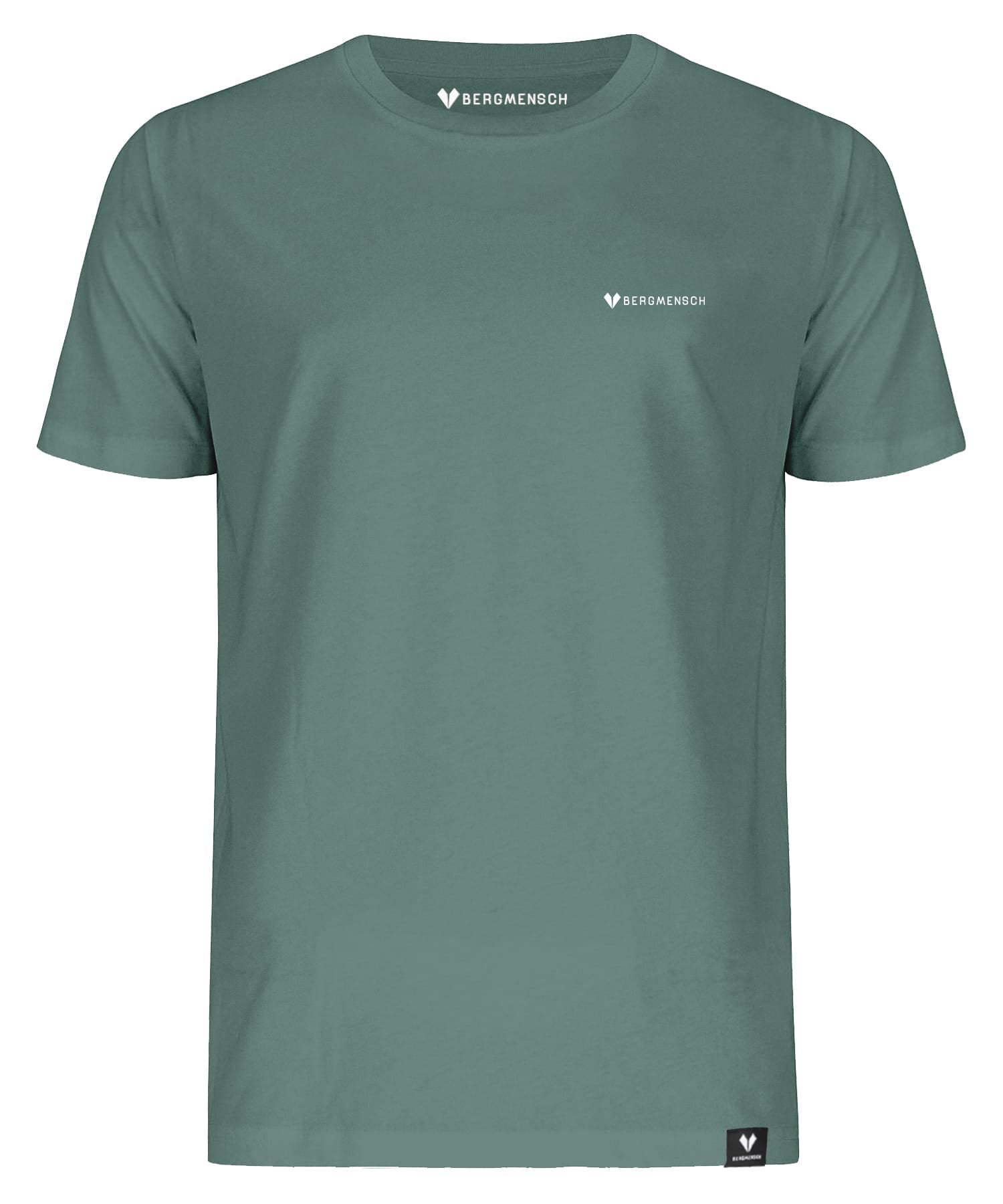 BERGMENSCH Unisex Premium Organic T-Shirt "Where the Mountains are" in Deep Lake