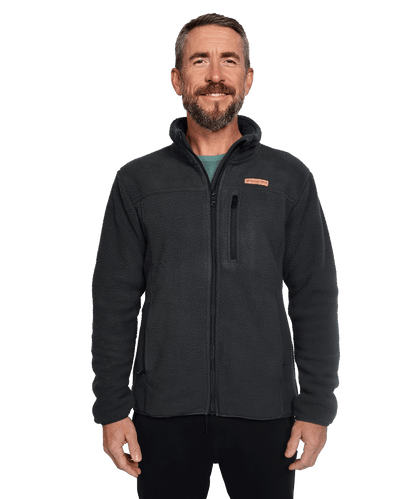 Herren Sherpa Fleece Jacke