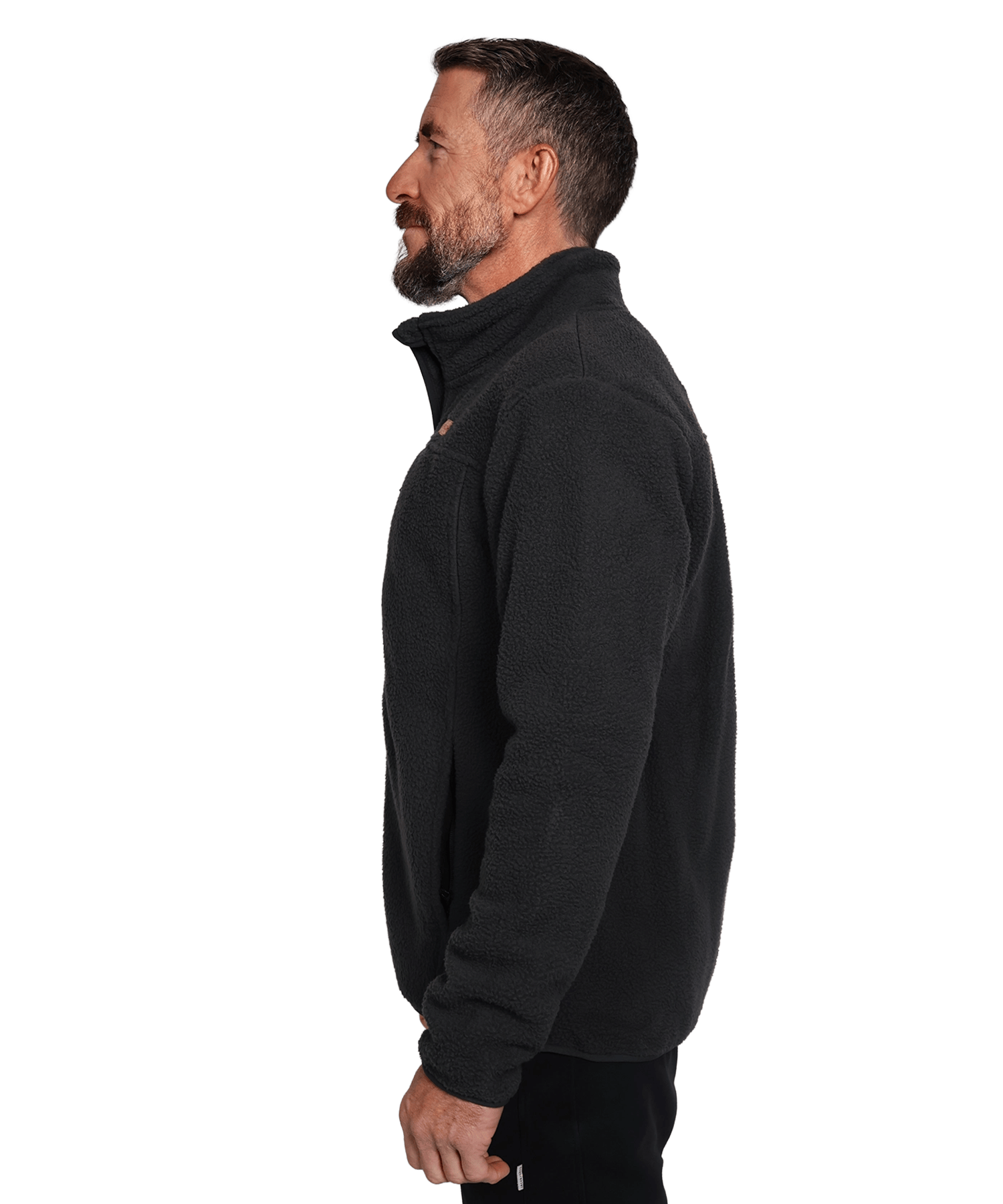 Herren Sherpa Fleece Jacke