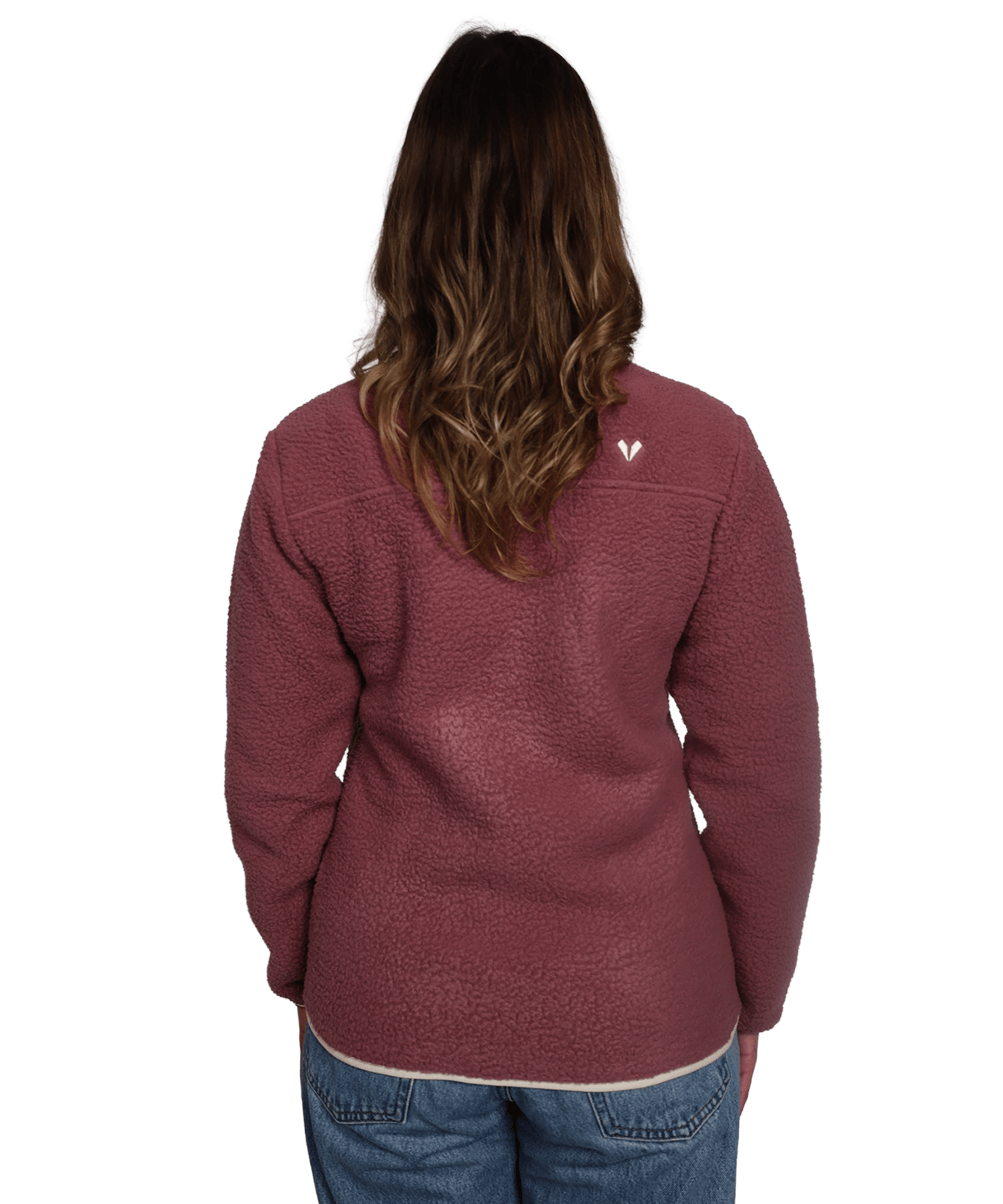 Damen Sherpa Fleece Jacke