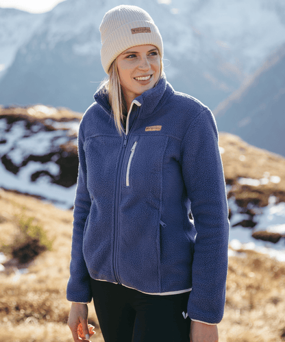 Damen Sherpa Fleece Jacke