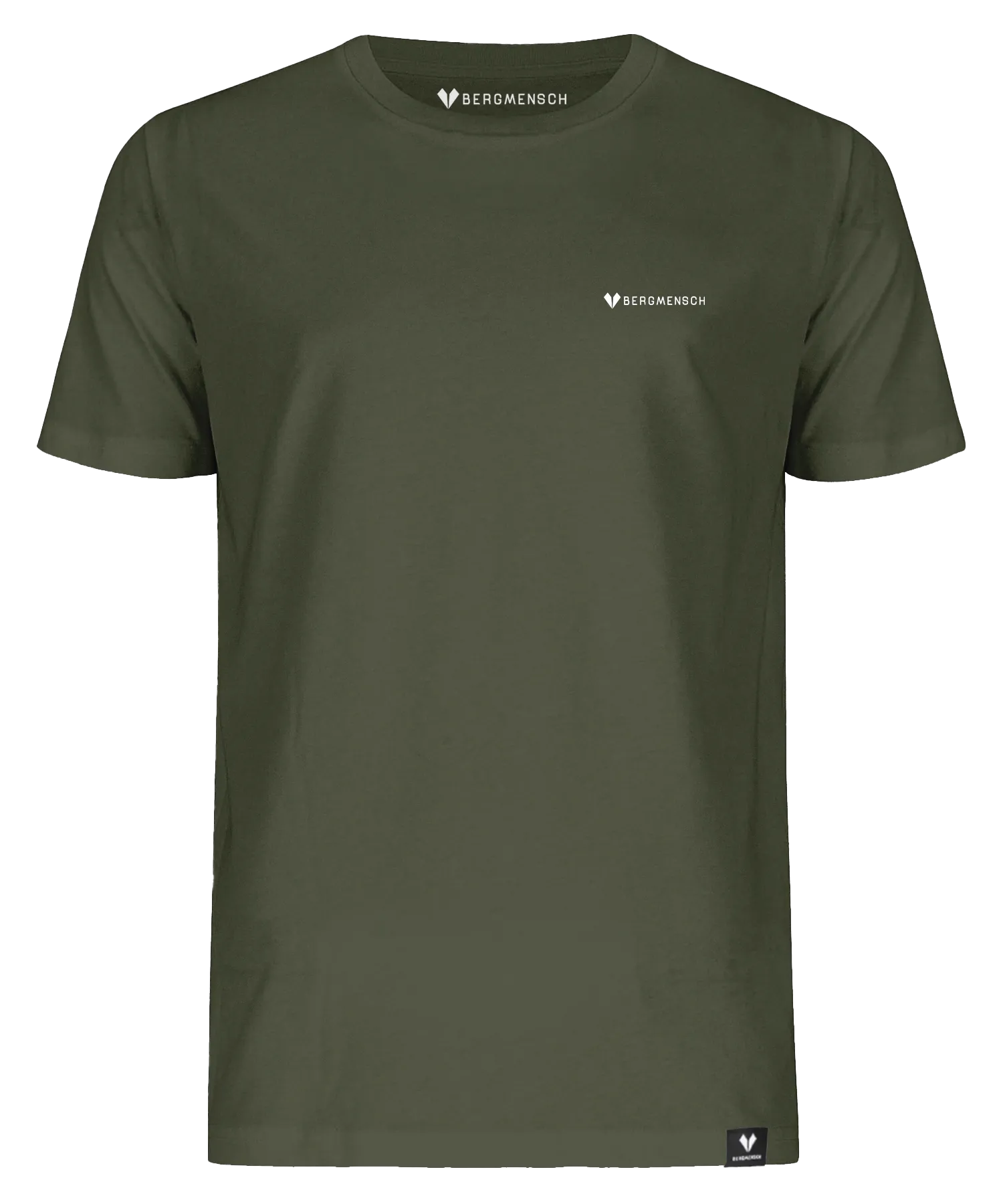 BERGMENSCH Unisex Premium Organic T-Shirt "Sommer in den Bergen" in Khaki
