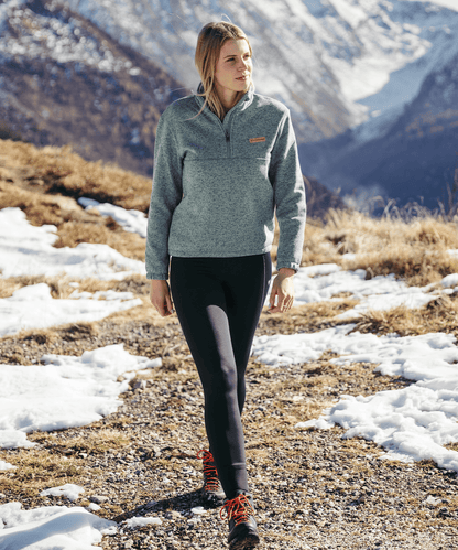 BERGMENSCH® - Damen Half-Zip Strickfleece