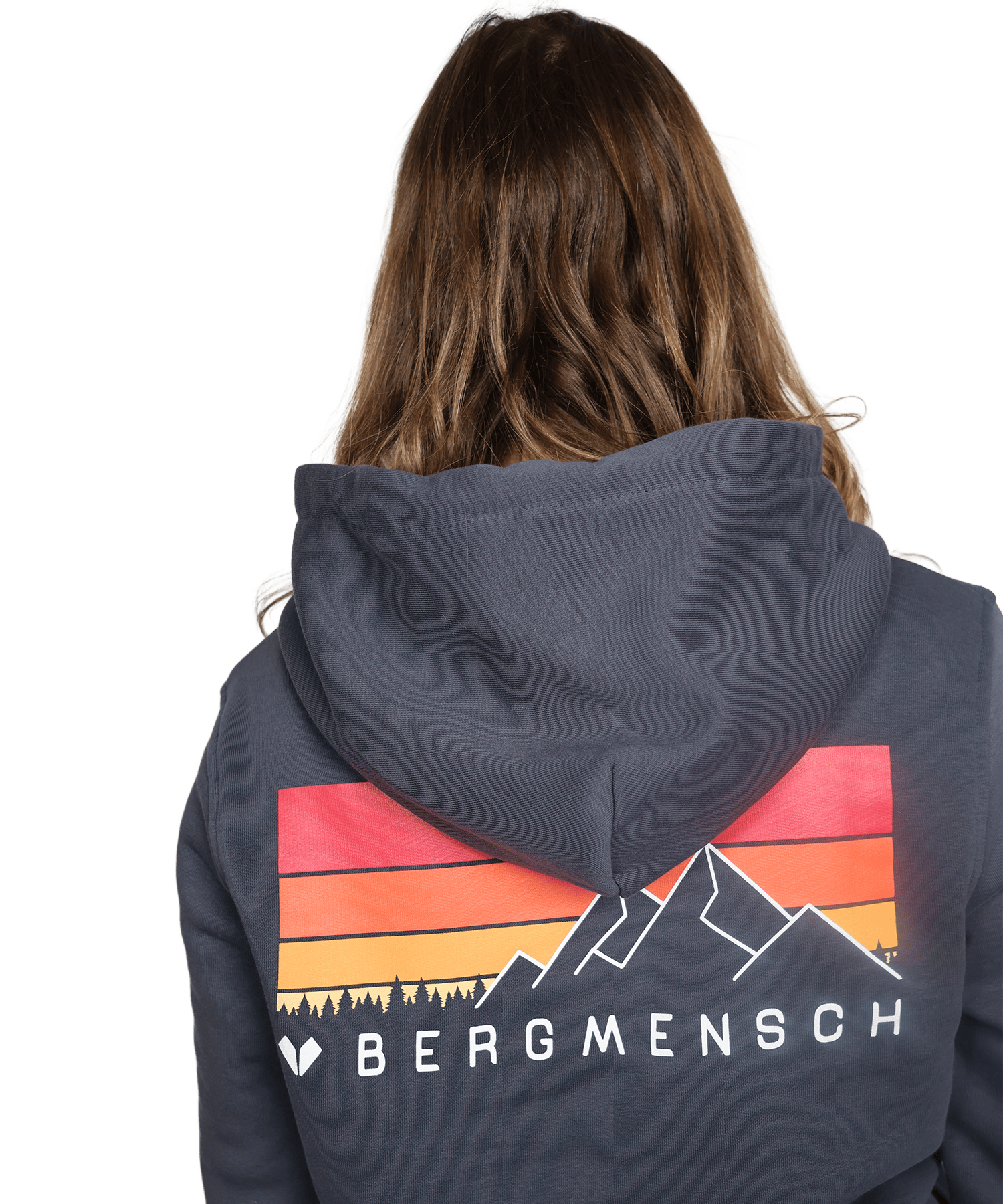 Mountain Sunset (Backprint) - Unisex Premium Organic Hoodie