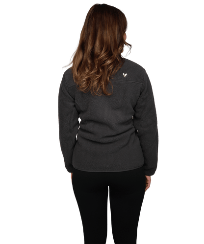 Damen Sherpa Fleece Jacke