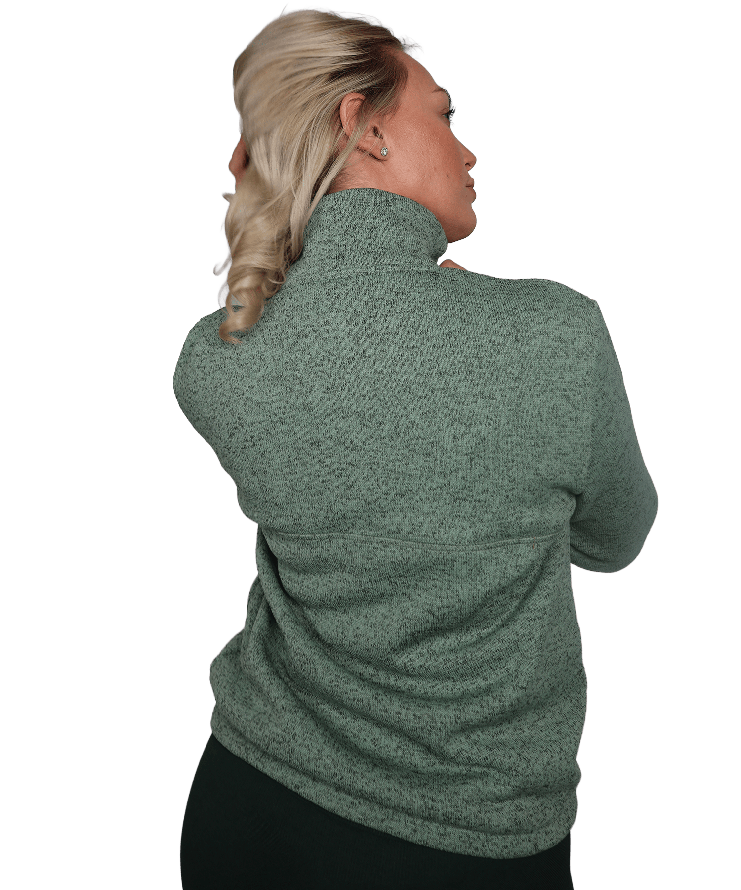 BERGMENSCH® - Damen Half-Zip Strickfleece