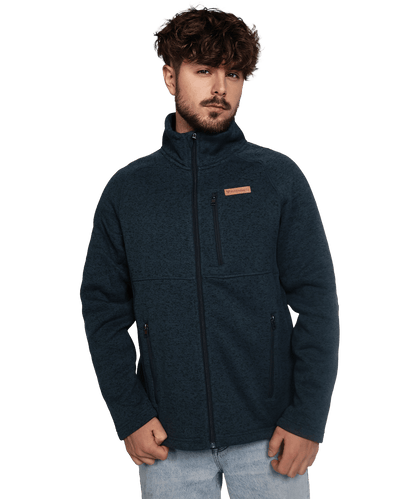 BERGMENSCH® - Herren Strickfleece-Jacke
