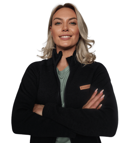 BERGMENSCH® - Damen Strickfleece-Jacke