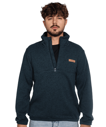 BERGMENSCH® - Herren Half-Zip Strickfleece