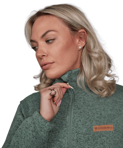 BERGMENSCH® - Damen Half-Zip Strickfleece