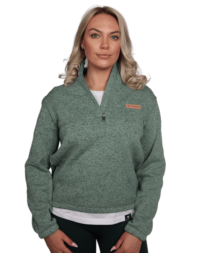 BERGMENSCH® - Damen Half-Zip Strickfleece