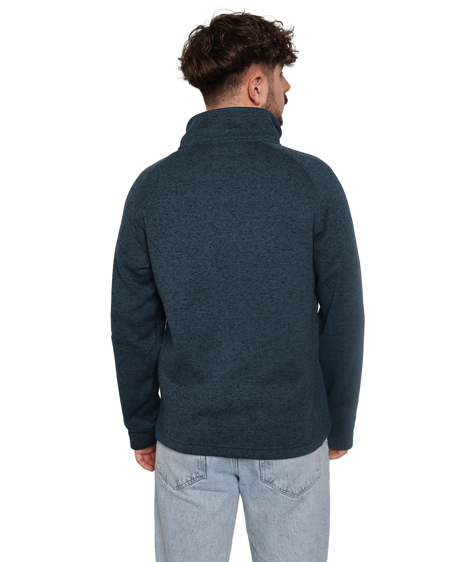 BERGMENSCH® - Herren Strickfleece-Jacke