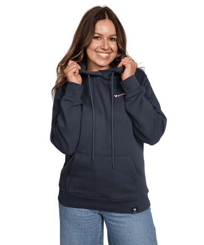 Winterpanorama Ski (Backprint) - Unisex Premium Organic Hoodie