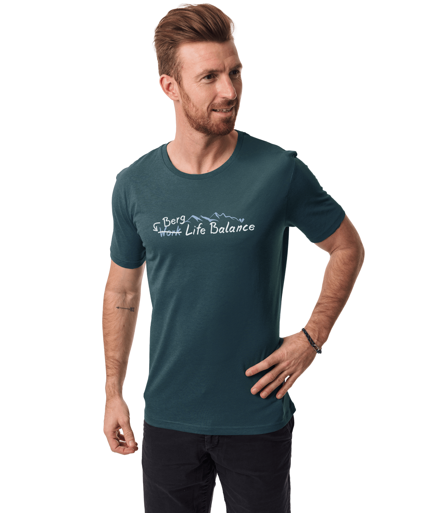 Berg - Life - Balance - Unisex drirelease® ECO Shirt von Bergmensch