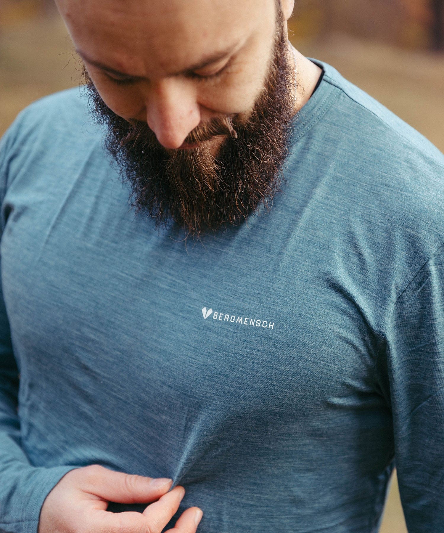 Logo Basic - Unisex Merino CloudBlend Longsleeve