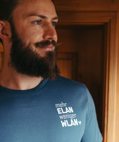 Mehr Elan weniger WLAN - Unisex Premium Organic Shirt