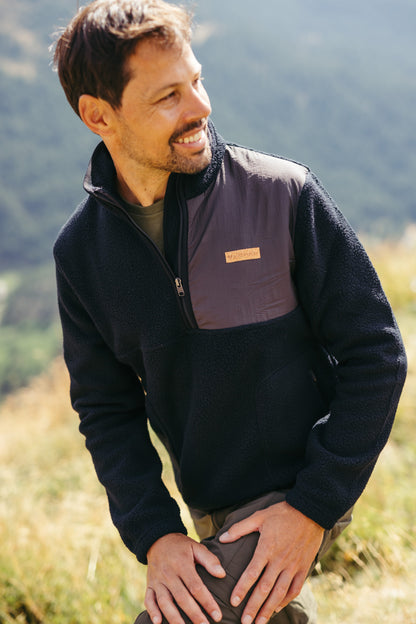 Herren Sherpa Half-Zip
