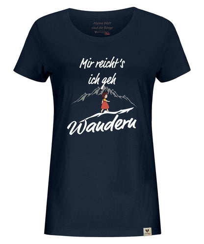 HEIDI - Mir reichts ich geh wandern - Damen Premium Organic Shirt von Bergmensch