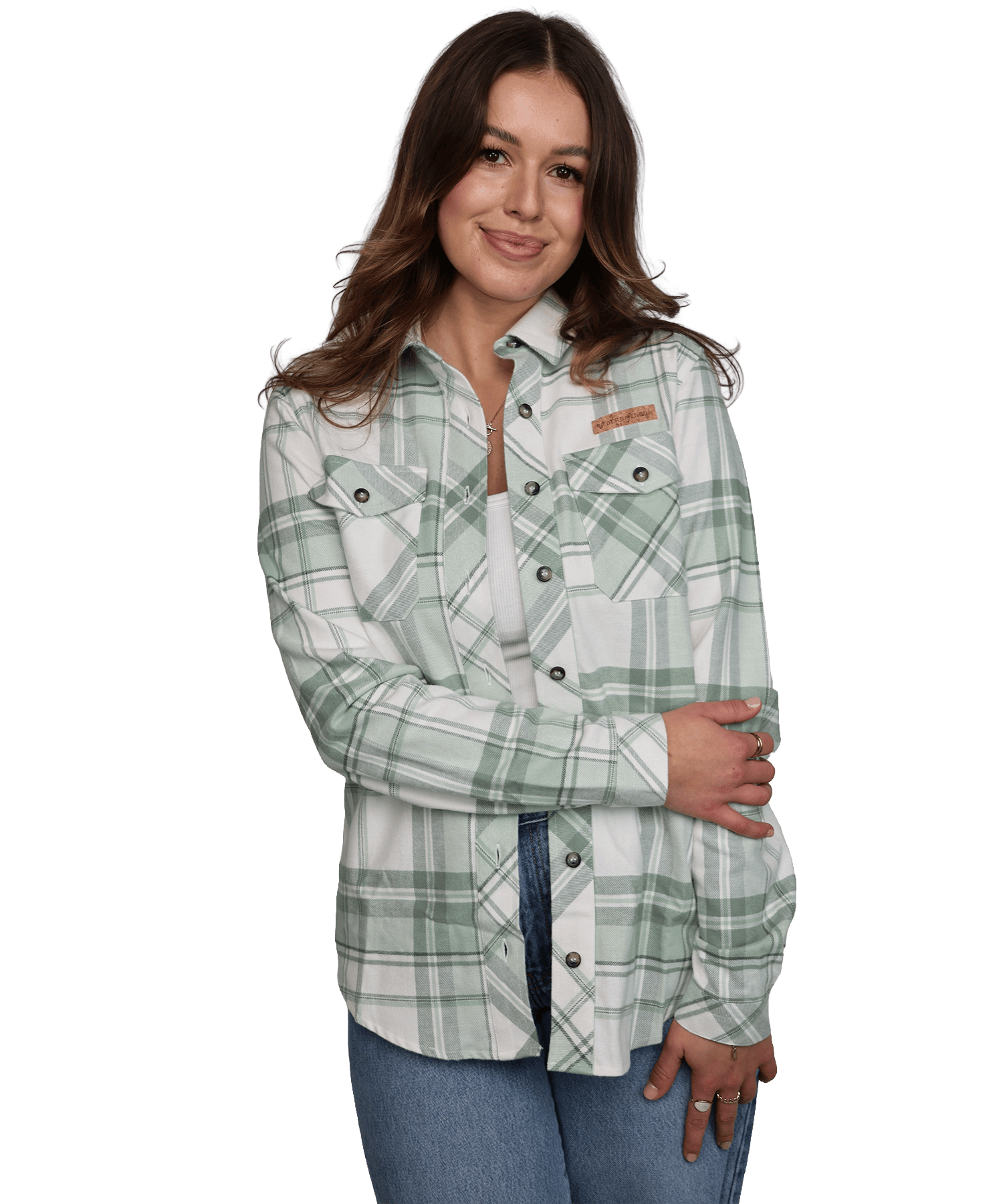 Flanell Overshirt - Damen