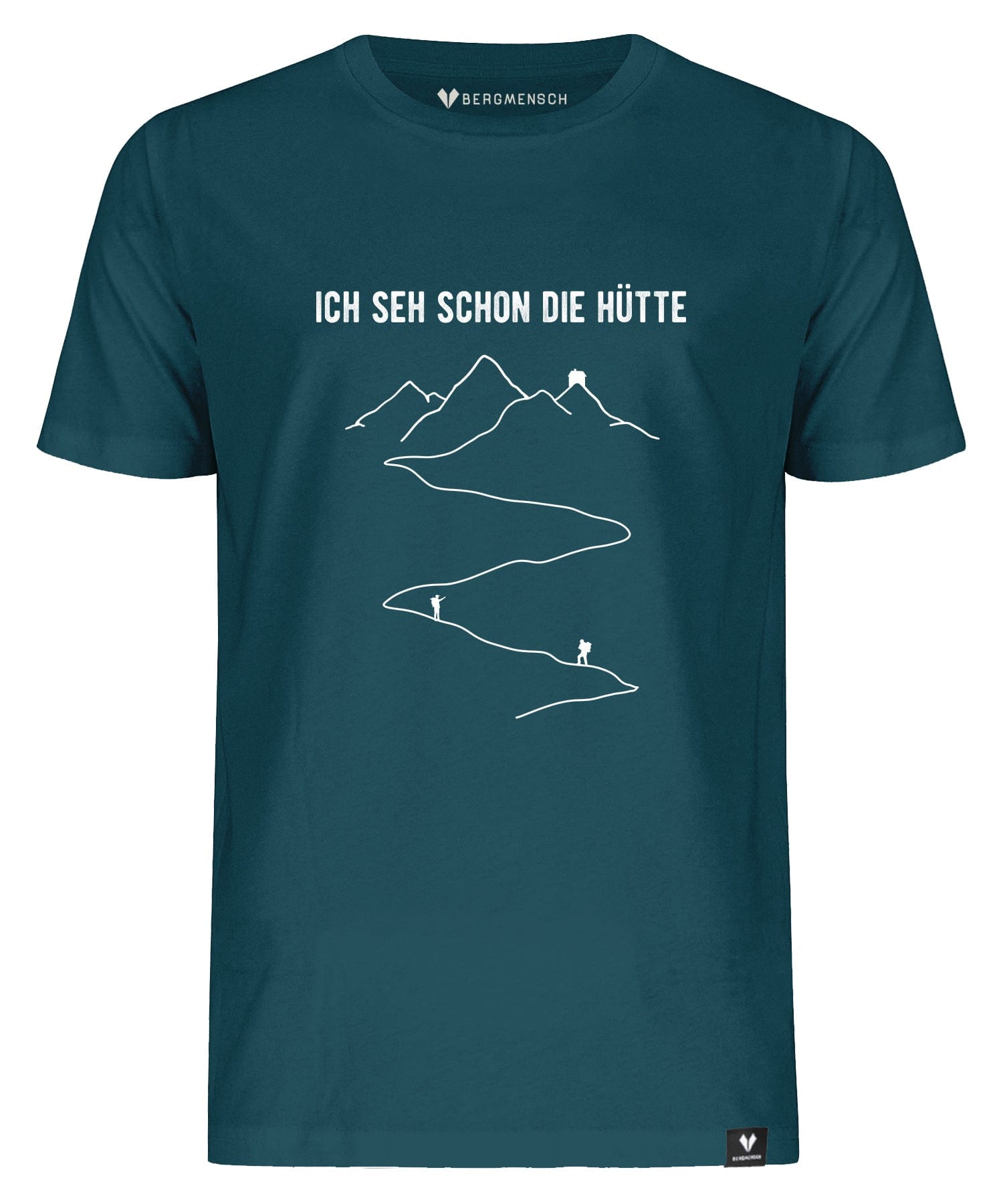 Ich seh schon die Hütte - Unisex Premium Organic Shirt von Bergmensch