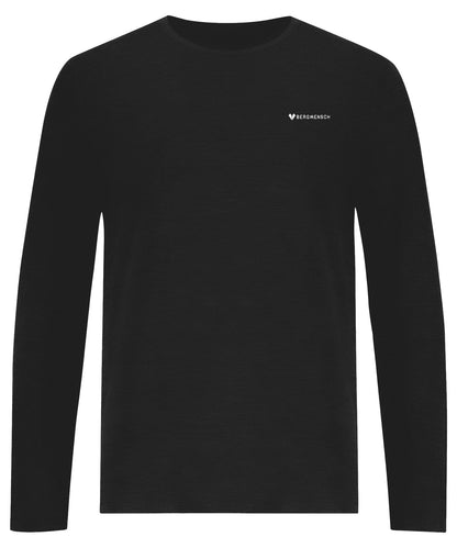 Logo Basic - Unisex Merino CloudBlend Longsleeve von Bergmensch