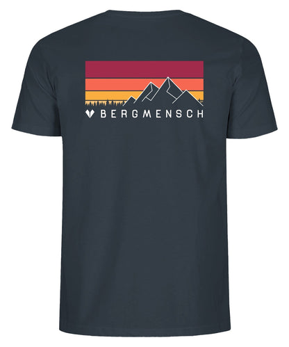 Mountain Sunset - Unisex Premium Organic Shirt von Bergmensch