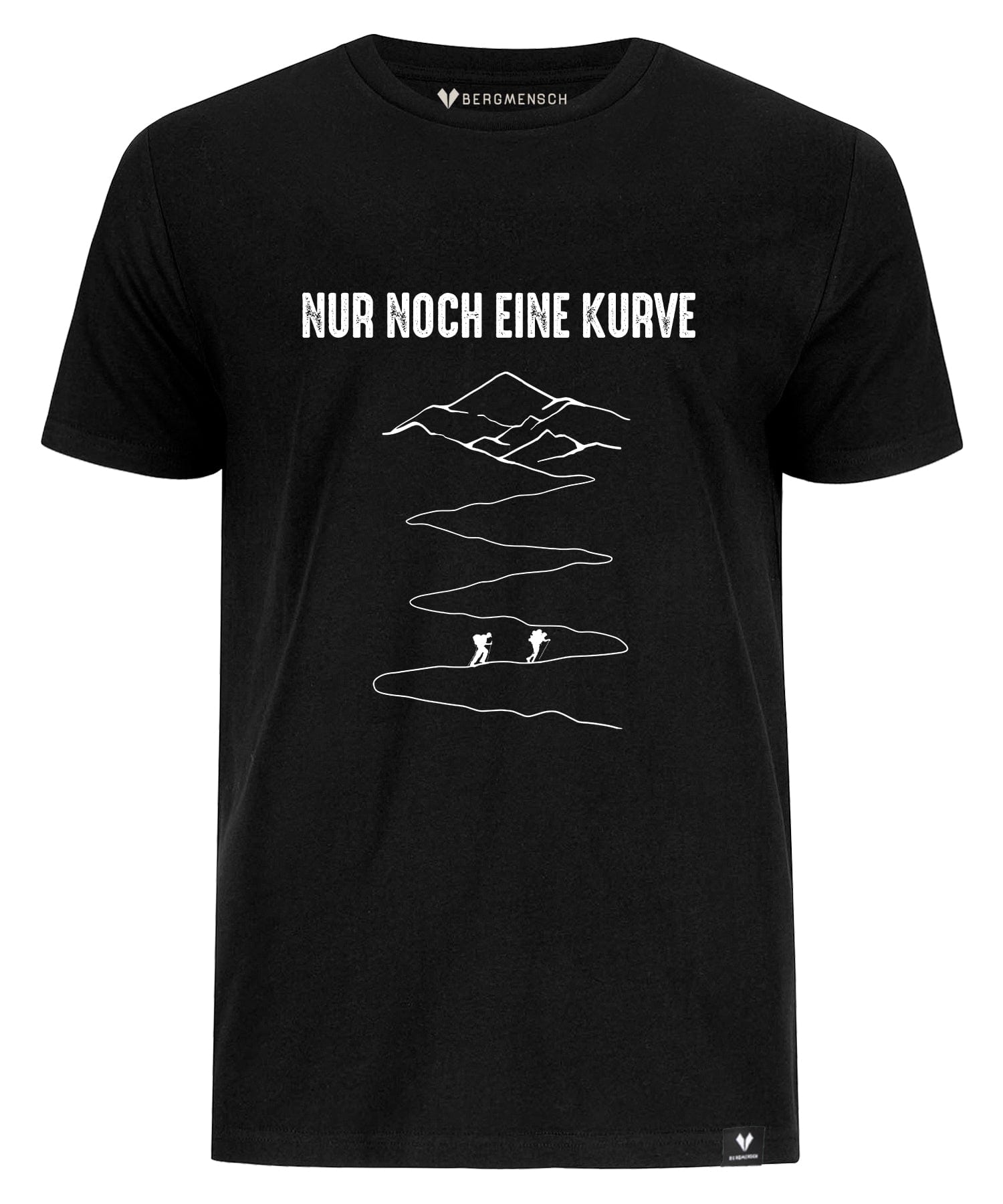 Nur noch eine Kurve - Unisex Premium Organic Shirt von Bergmensch