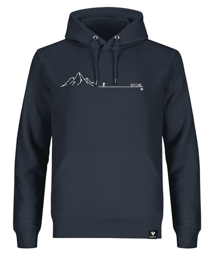 Offline - Unisex Premium Organic Hoodie von Bergmensch