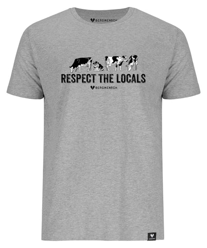 Respect the Locals - Unisex Premium Organic Shirt von Bergmensch