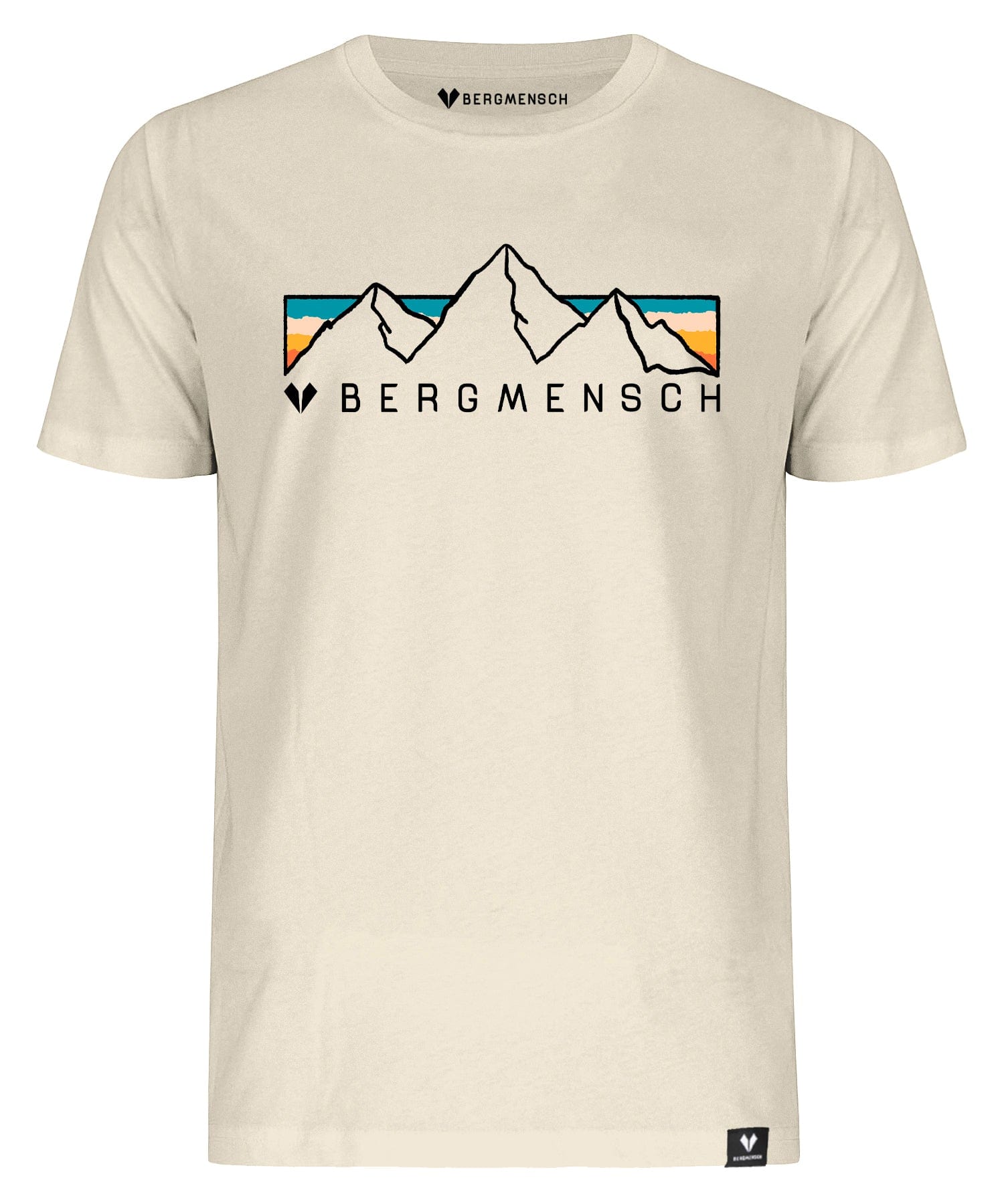 Retro Bergpanorama - Herren Premium Organic Shirt von Bergmensch