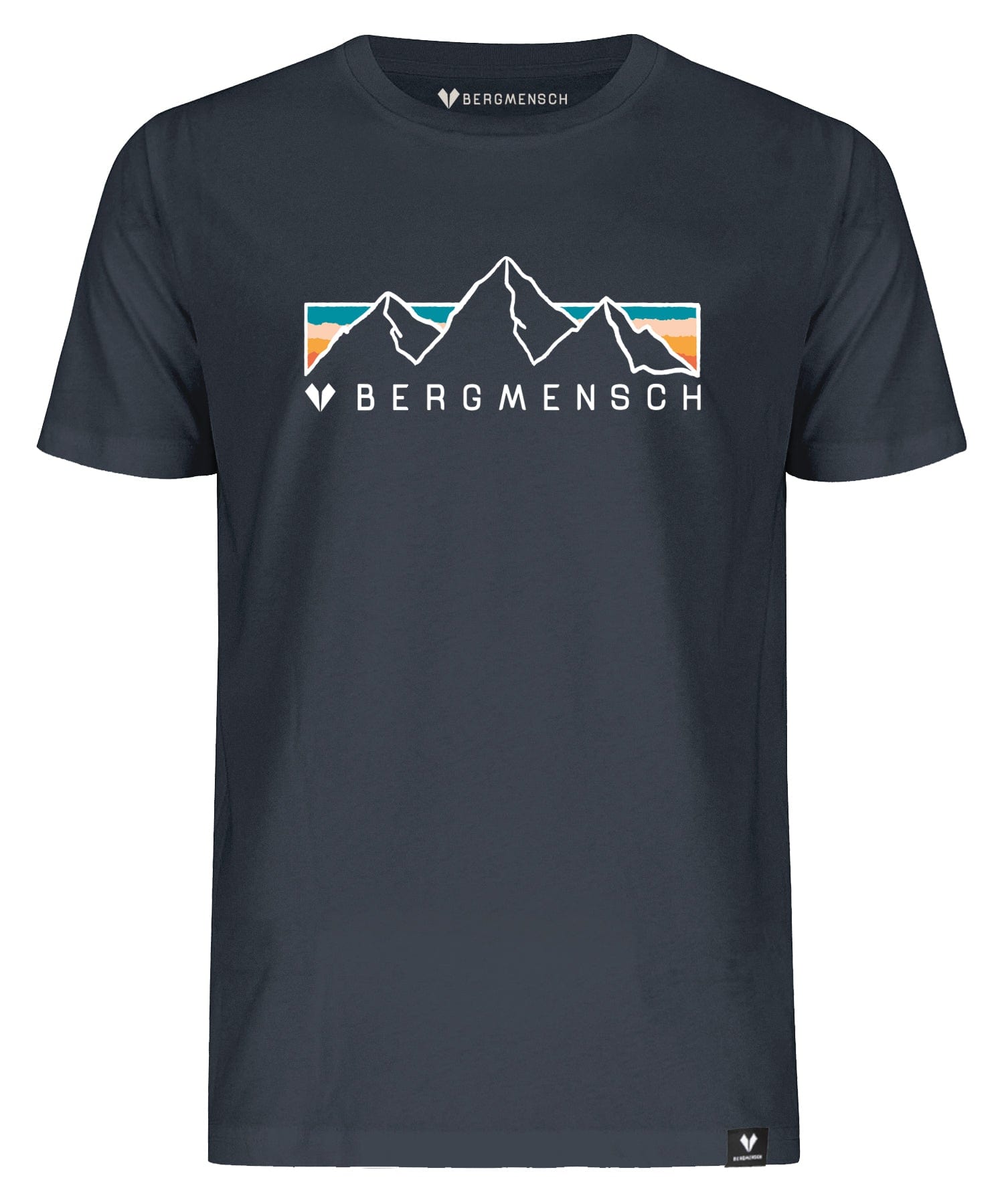 Retro Bergpanorama - Herren Premium Organic Shirt von Bergmensch