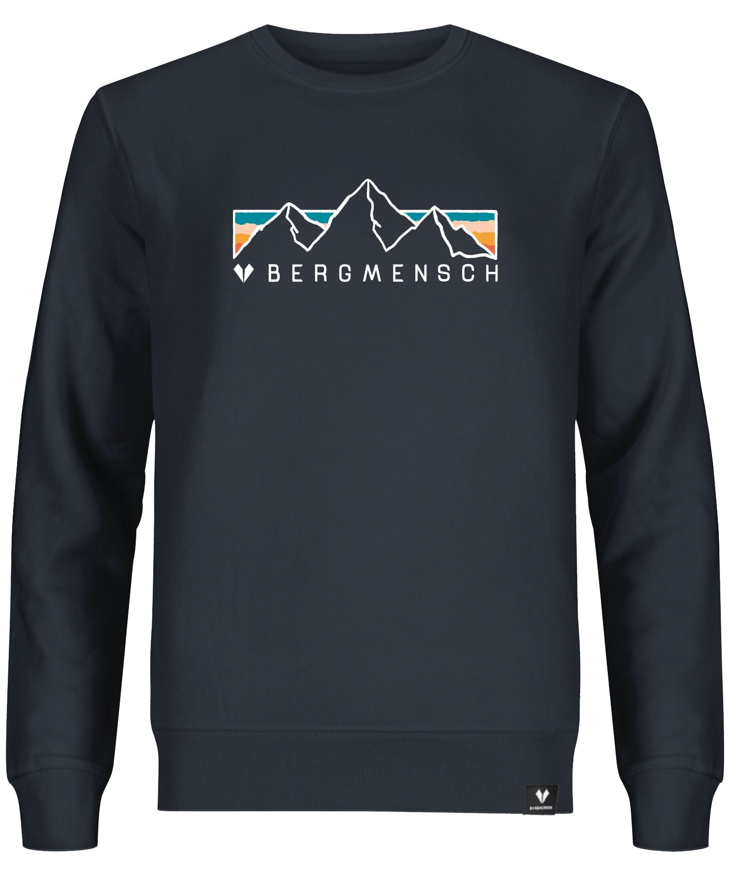 Retro Bergpanorama - Unisex Premium Organic Sweatshirt von Bergmensch