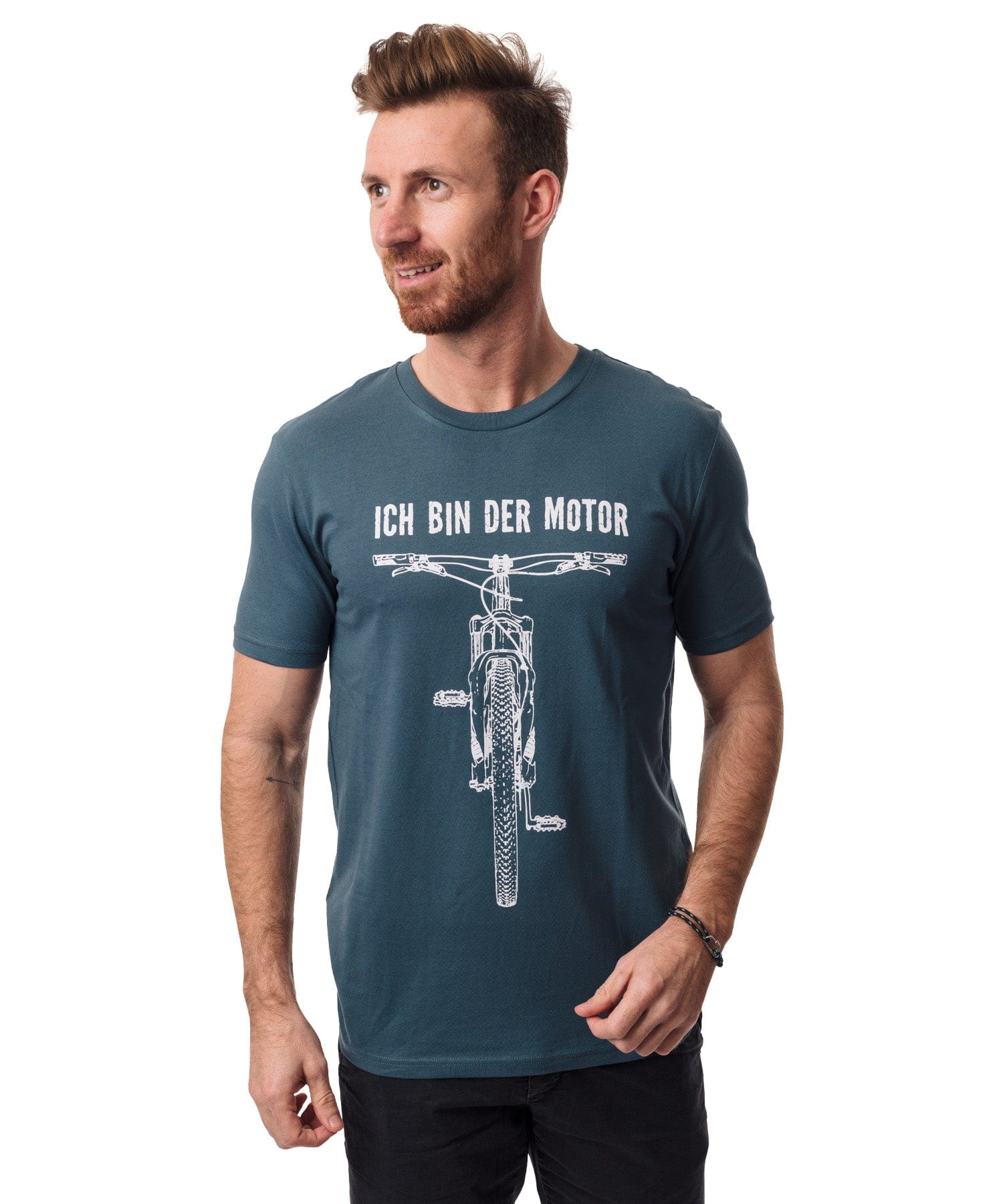 Ich bin der Motor - Unisex Premium Organic Shirt von Bergmensch