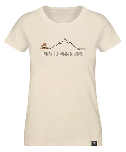 Ich komm ja schon - Damen Premium Organic Shirt von Bergmensch