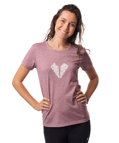 Logo Herzblumen - Damen drirelease® ECO Shirt von Bergmensch