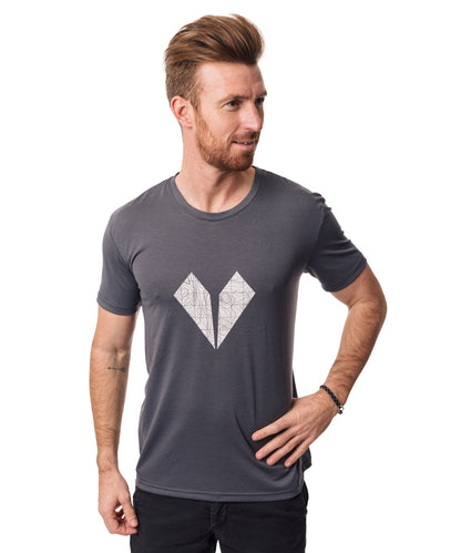 Logo Topografie - Unisex drirelease® ECO Shirt von Bergmensch