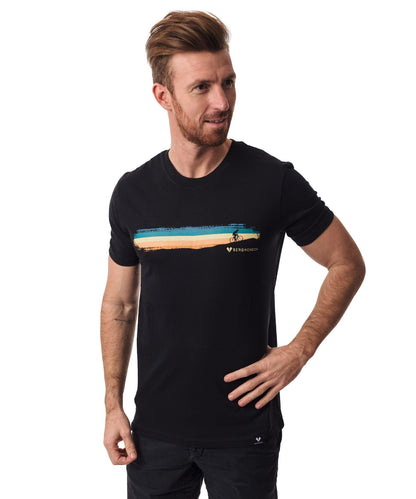 Mountainbiker Sonnenuntergang - Unisex Premium Organic Shirt von Bergmensch